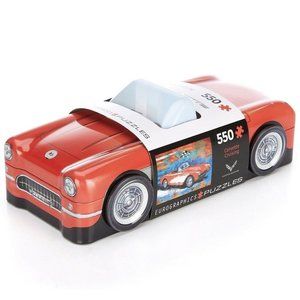 New Eurographics 1965 Corvette Sting Ray Cruising 550 pc Puzzle Collectible Tin